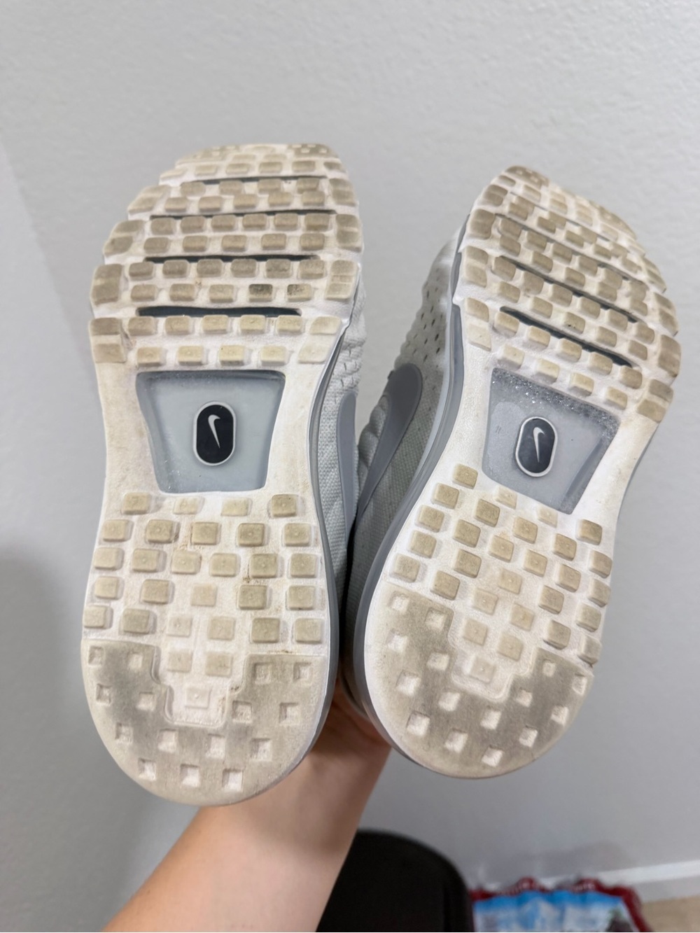 Nike Light Grey and Silver Air Max Running Shoe - Picture 9 of 9